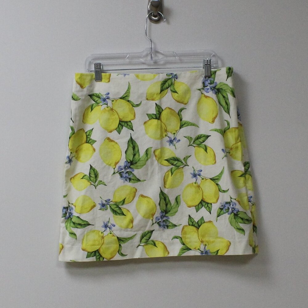 Talbots- Lemon Print Skirt- Size: 12
